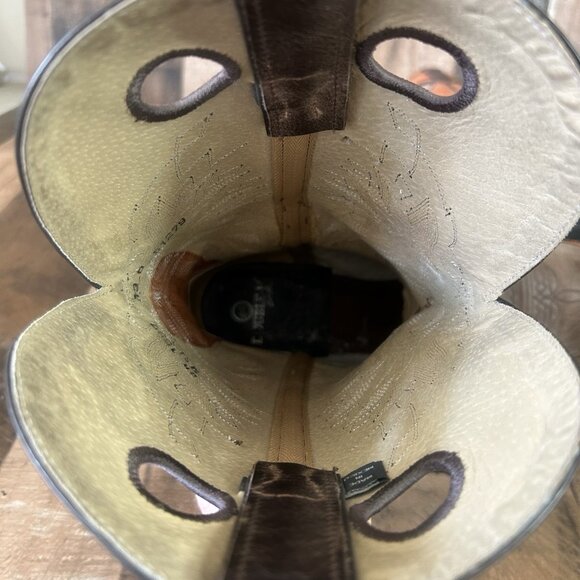 Double H 1537 Buckaroo Tall Western Cowboy Boots Mens 13 D - Picture 10 of 12